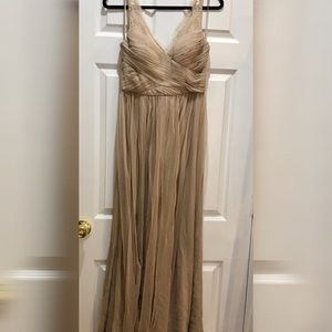 BHLDN Hitherto Fleur Dress in Sand